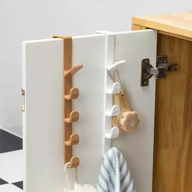 1pc Long Row Of Hooks Behind The Door