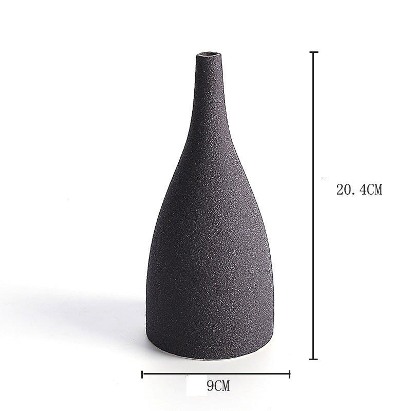 Frosted glaze vase