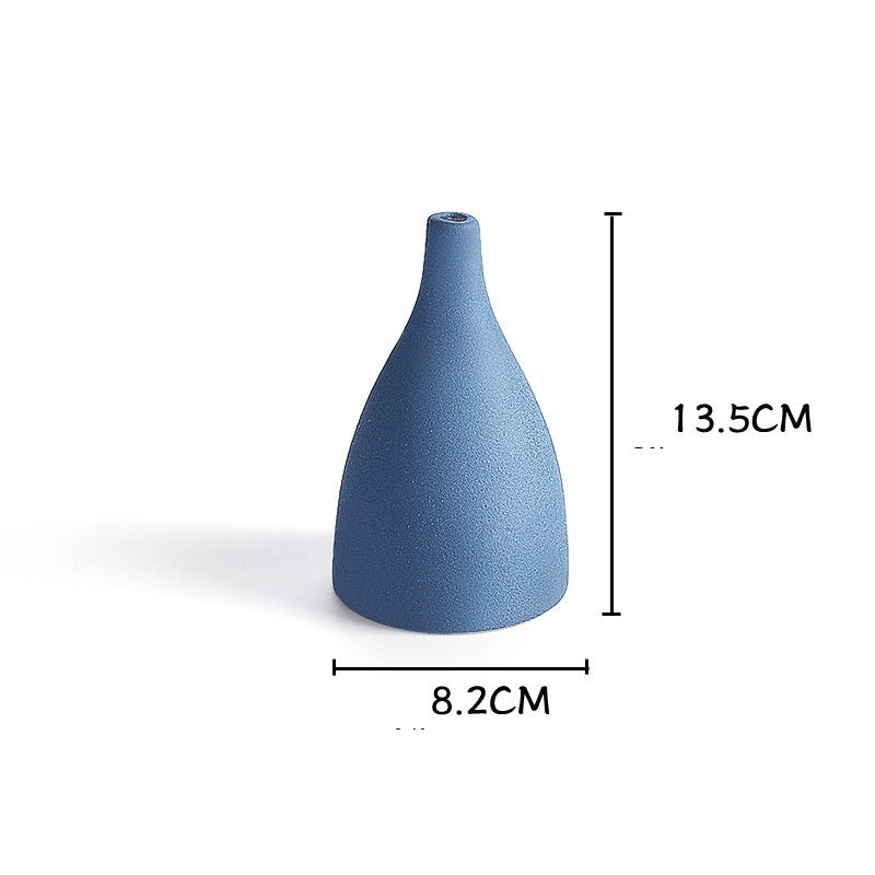 Frosted glaze vase