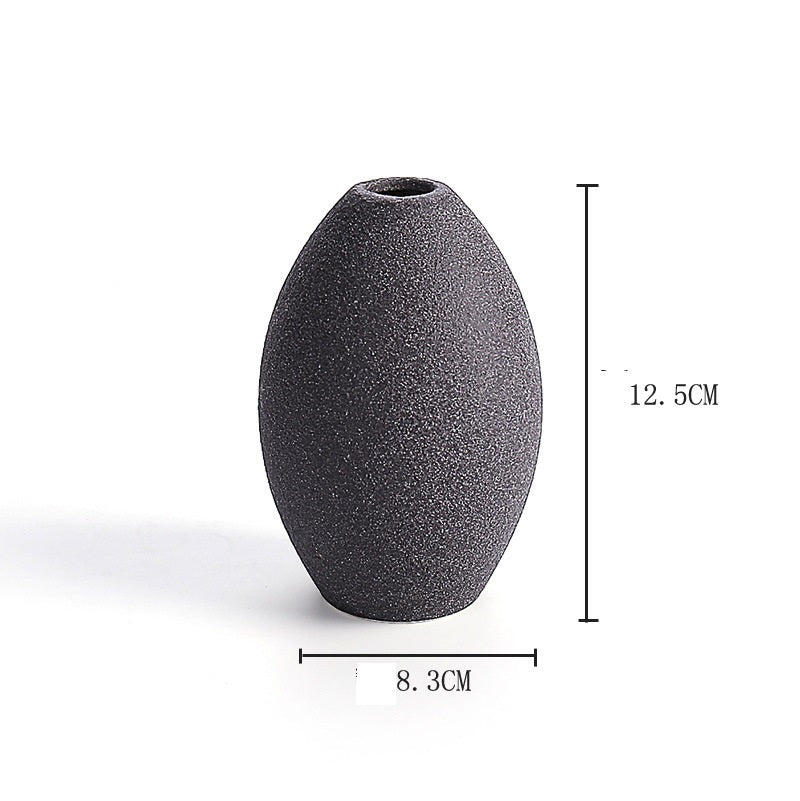 Frosted glaze vase