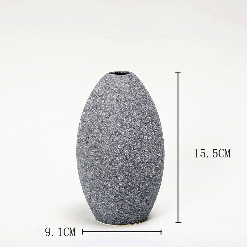 Frosted glaze vase