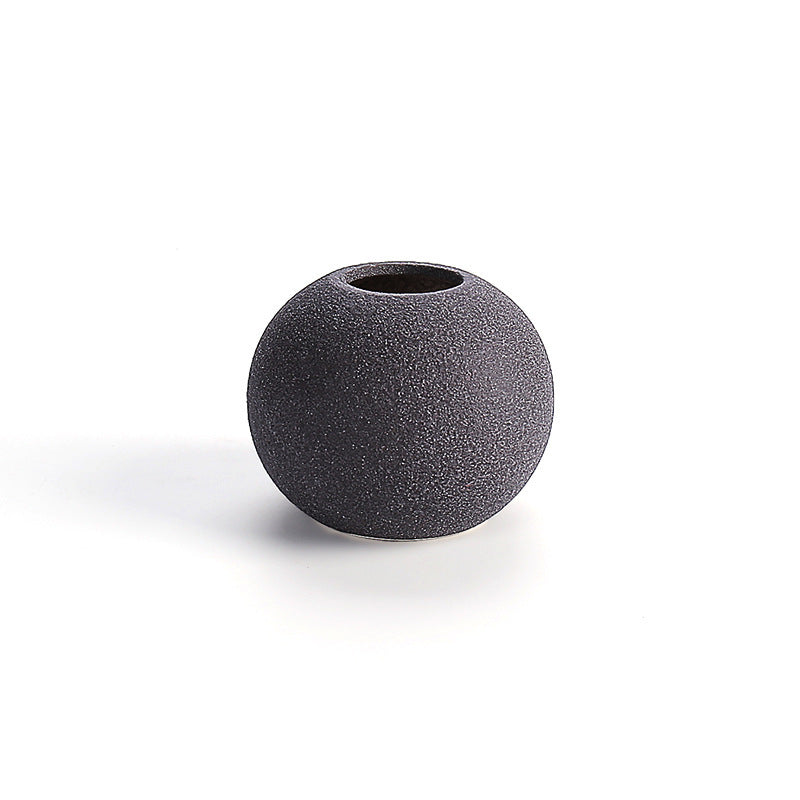Frosted glaze vase