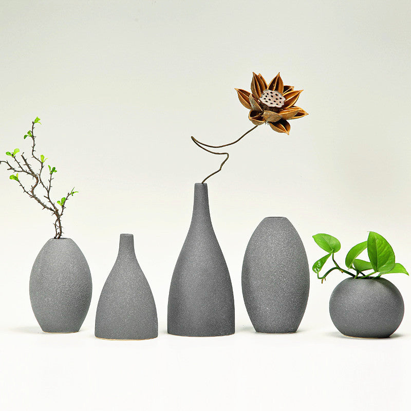 Frosted glaze vase