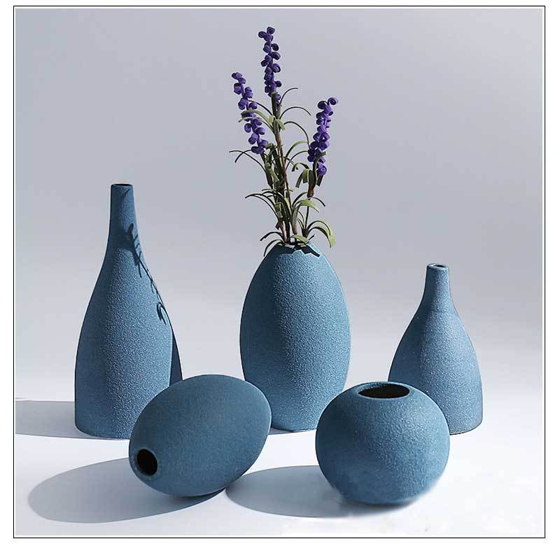 Frosted glaze vase