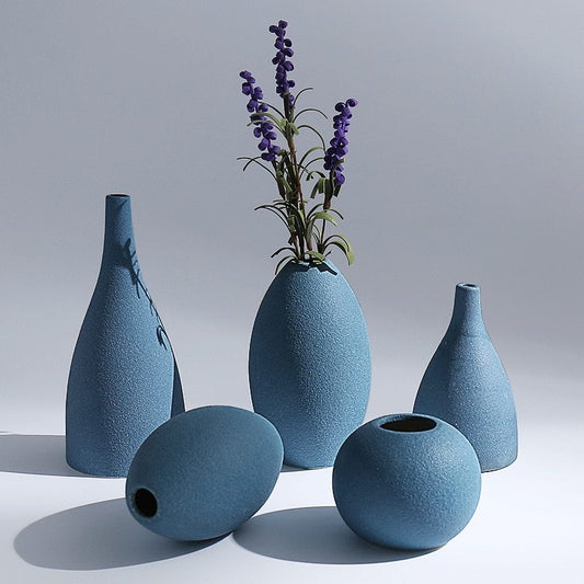 Frosted glaze vase