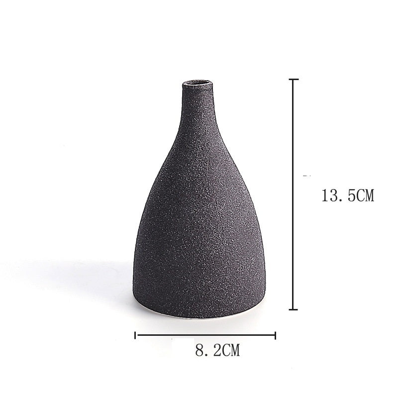 Frosted glaze vase
