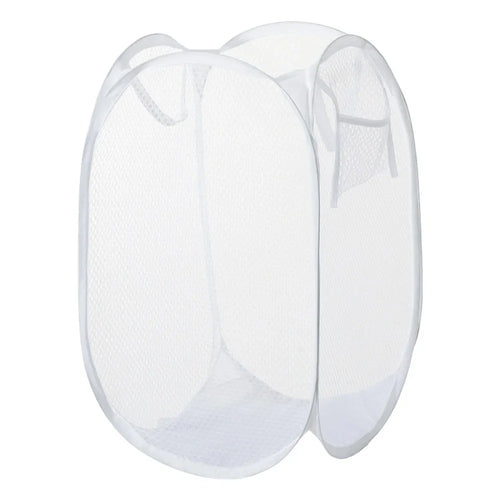 Dirty Clothes Basket Skeleton Ventilated Foldable Easy Storage