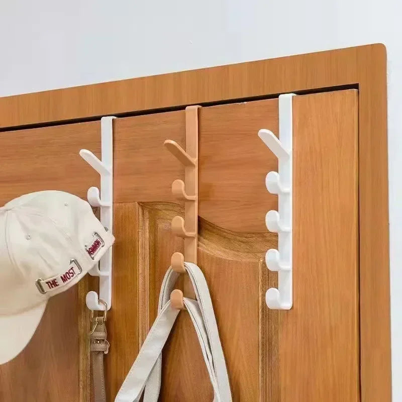 1pc Long Row Of Hooks Behind The Door