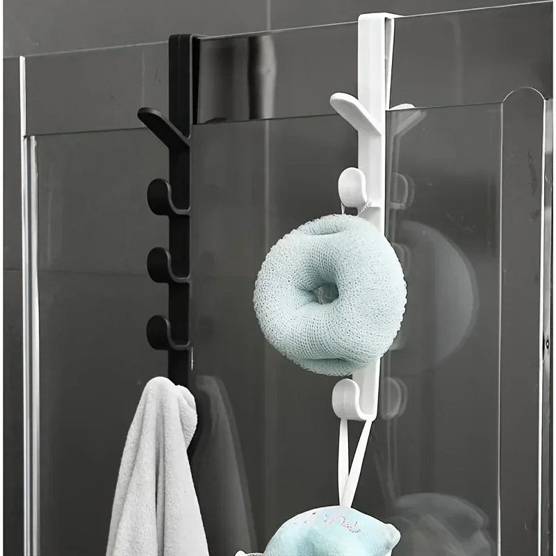 1pc Long Row Of Hooks Behind The Door