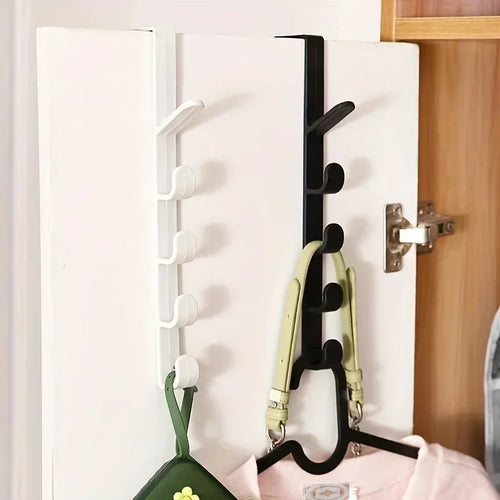 1pc Long Row Of Hooks Behind The Door