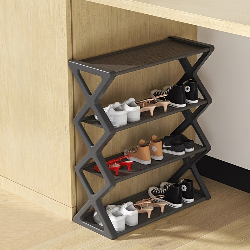 4-layer X Shoe Rack